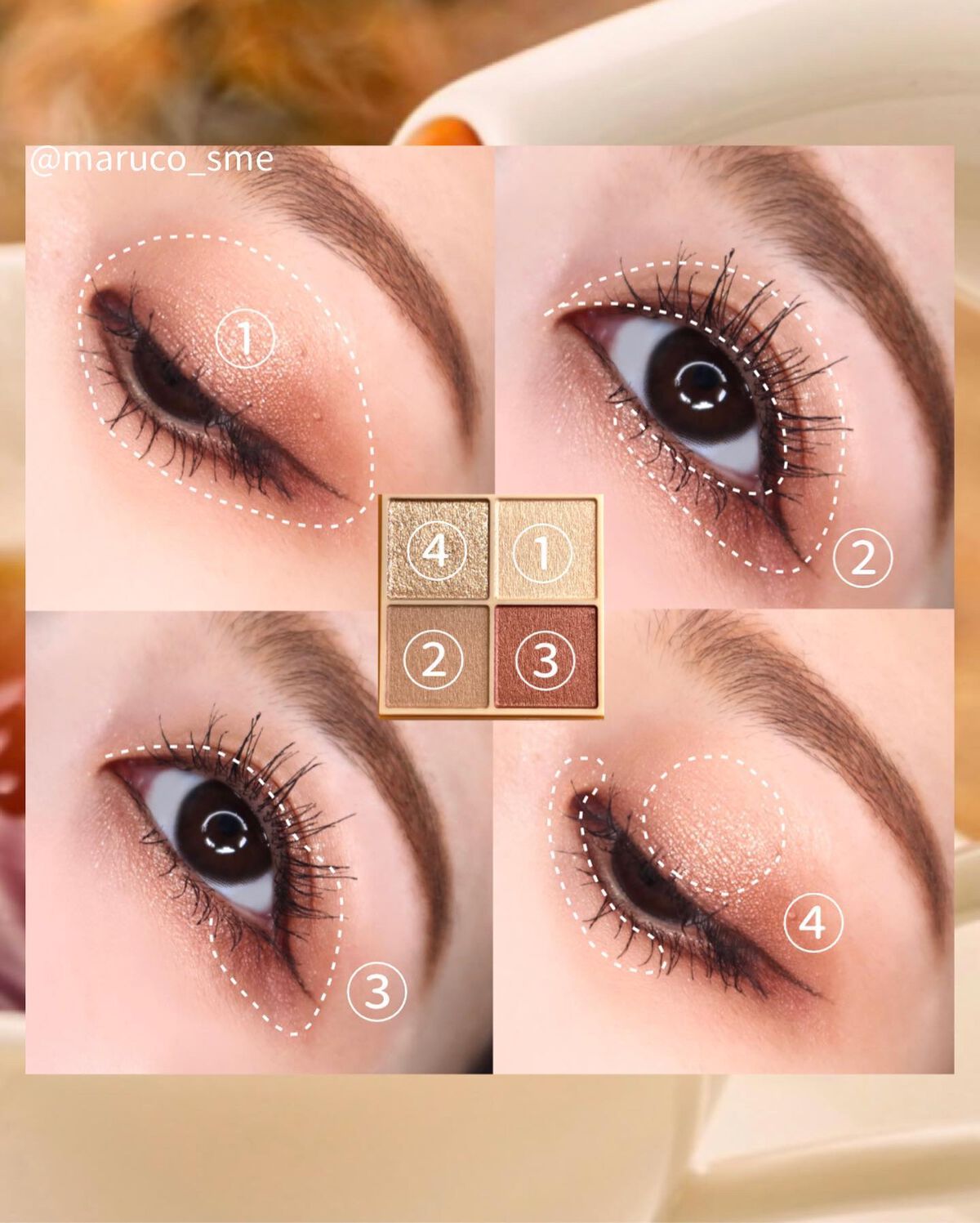 ベージュトーンアイシャドウ/CEZANNE/アイシャドウパレットを使ったクチコミ(5枚目)