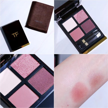 アイ カラー クォード 030 インソレント ローズ/TOM FORD BEAUTY/アイシャドウパレットを使ったクチコミ(1枚目)