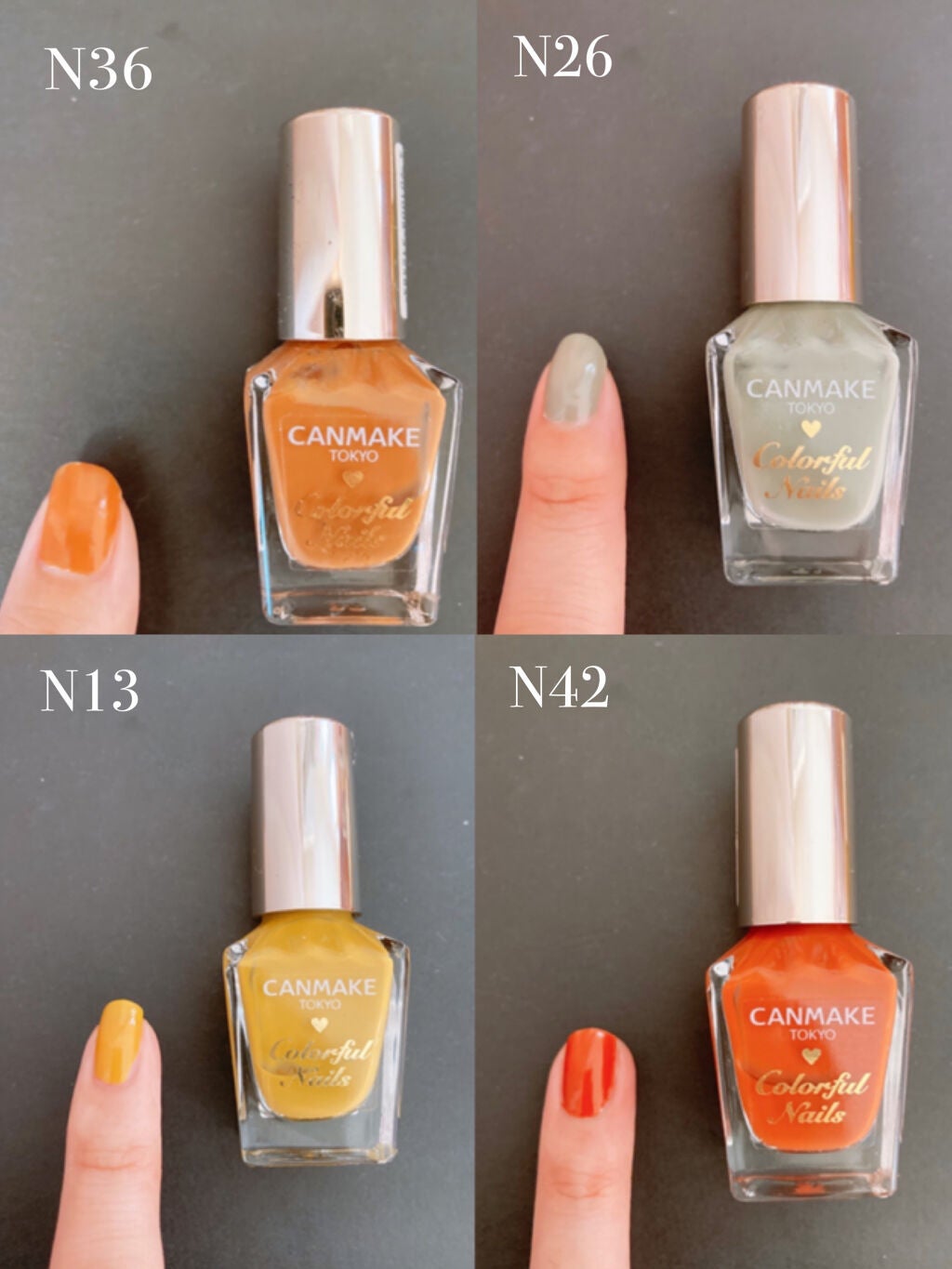 カラフルネイルズ/キャンメイク/マニキュアを使ったクチコミ(3枚目)