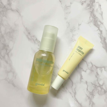 グリーンタンジェリン ビタC ダークスポットケアセラム/goodal/美容液を使ったクチコミ(1枚目)