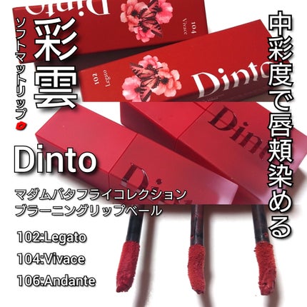 マダムバタフライコレクション ブラーニングリップベール/Dinto/口紅を使ったクチコミ(1枚目)