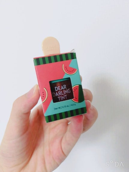 ディアダーリン ウォータージェルティント (アイスティント)/ETUDE/口紅を使ったクチコミ(1枚目)