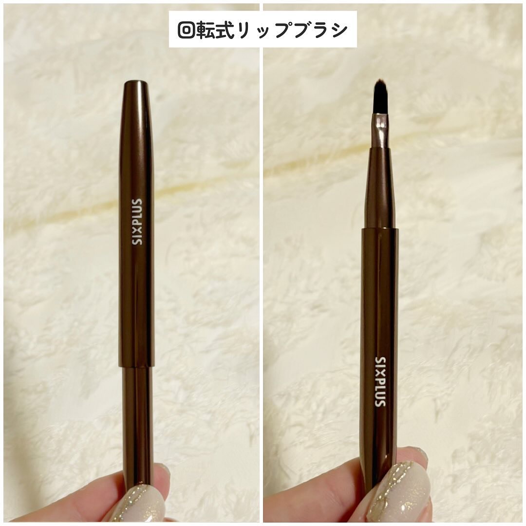 ネイビーブルーディテールブラシ 3本セット/SIXPLUS/メイクブラシを使ったクチコミ（3枚目）