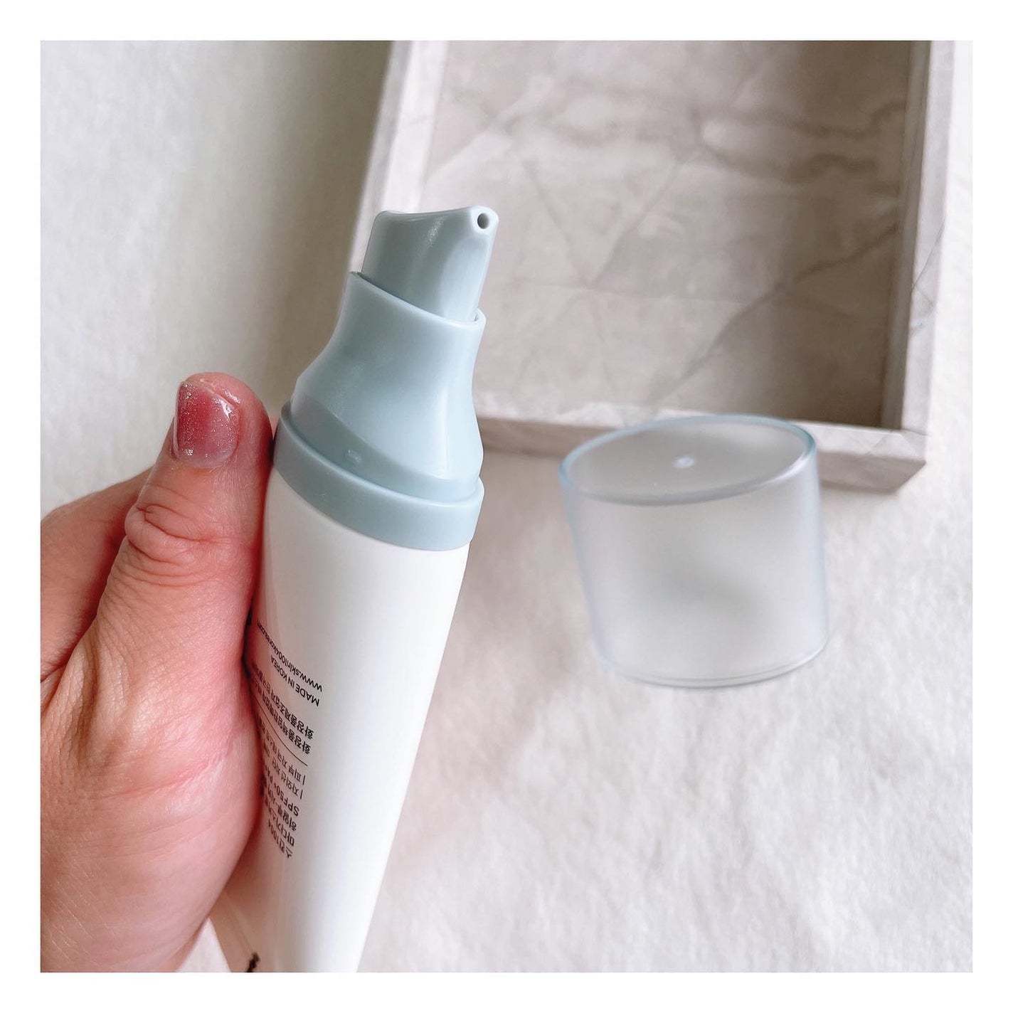 ヒアルーシカ ウォーターフィット サンセラム/SKIN1004/日焼け止めローションを使ったクチコミ(2枚目)