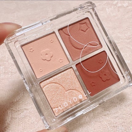 ソフトクラウド4色アイシャドウパレット/JUDYDOLL/アイシャドウパレットを使ったクチコミ(5枚目)