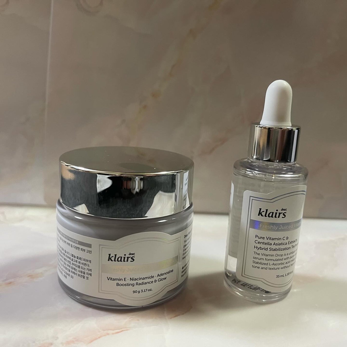 フレッシュリージュースドビタミンドロップ(35ml)/Klairs/美容液を使ったクチコミ(3枚目)