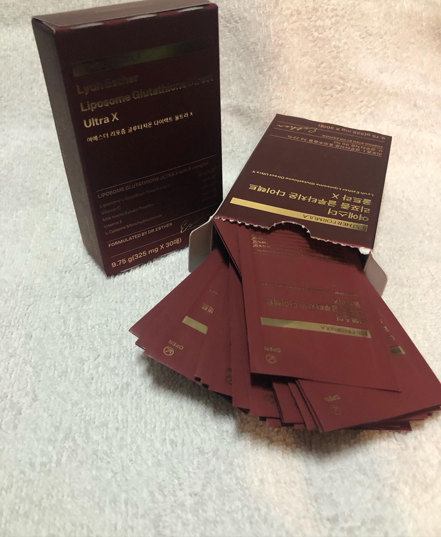 ヨエスターGLTダイレクトウルトラX/ESTHER FORMULA/美容サプリメントを使ったクチコミ（2枚目）