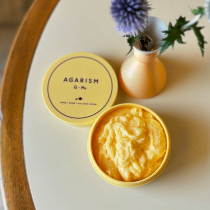 Q+Me スウィートボムタラソスクラブレモンティーの香り/AGARISM/バスト・ヒップケアを使ったクチコミ(3枚目)