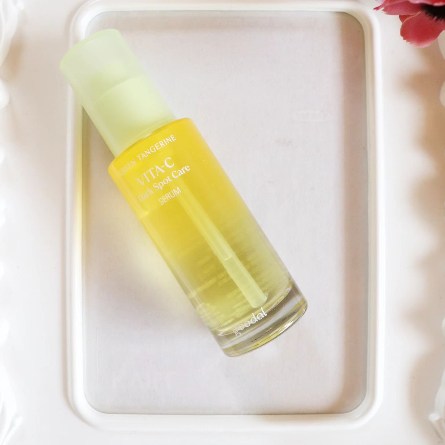 グリーンタンジェリン ビタC ダークスポットケアセラム/goodal/美容液を使ったクチコミ（3枚目）