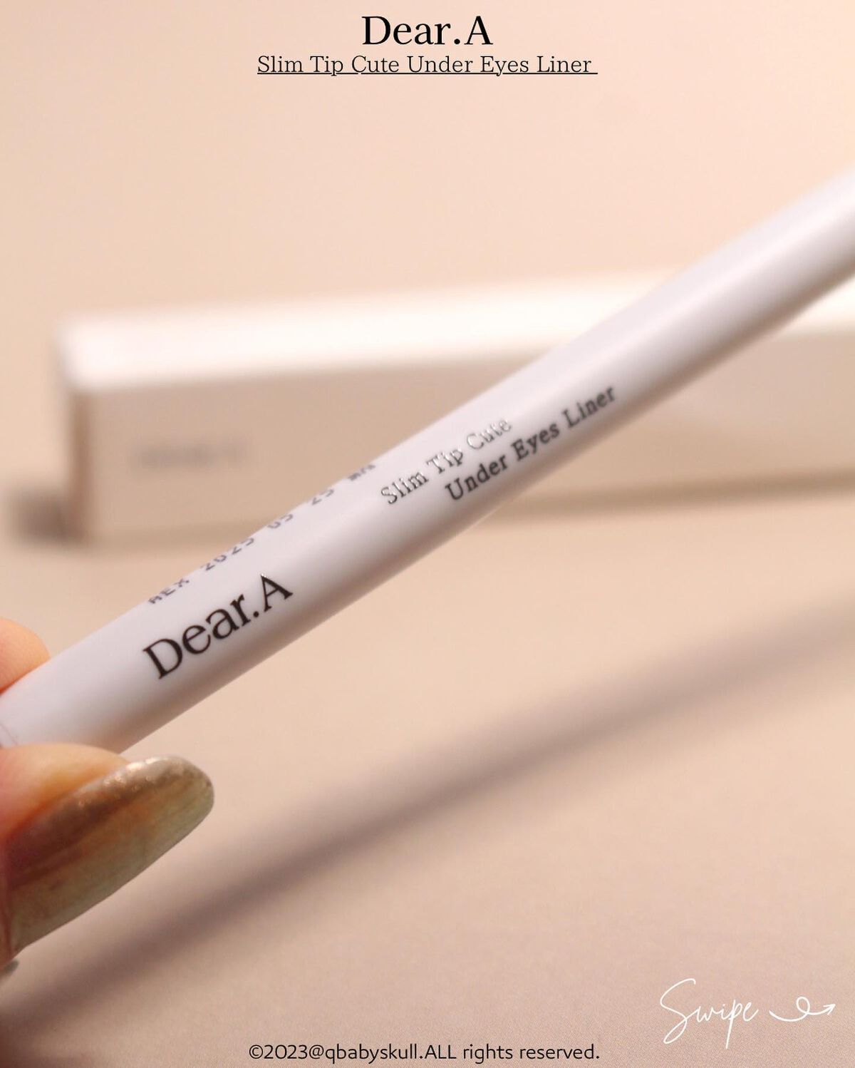 スリムチップキュートアイズメーカー/Dear.A/ペンシルアイライナーを使ったクチコミ(7枚目)