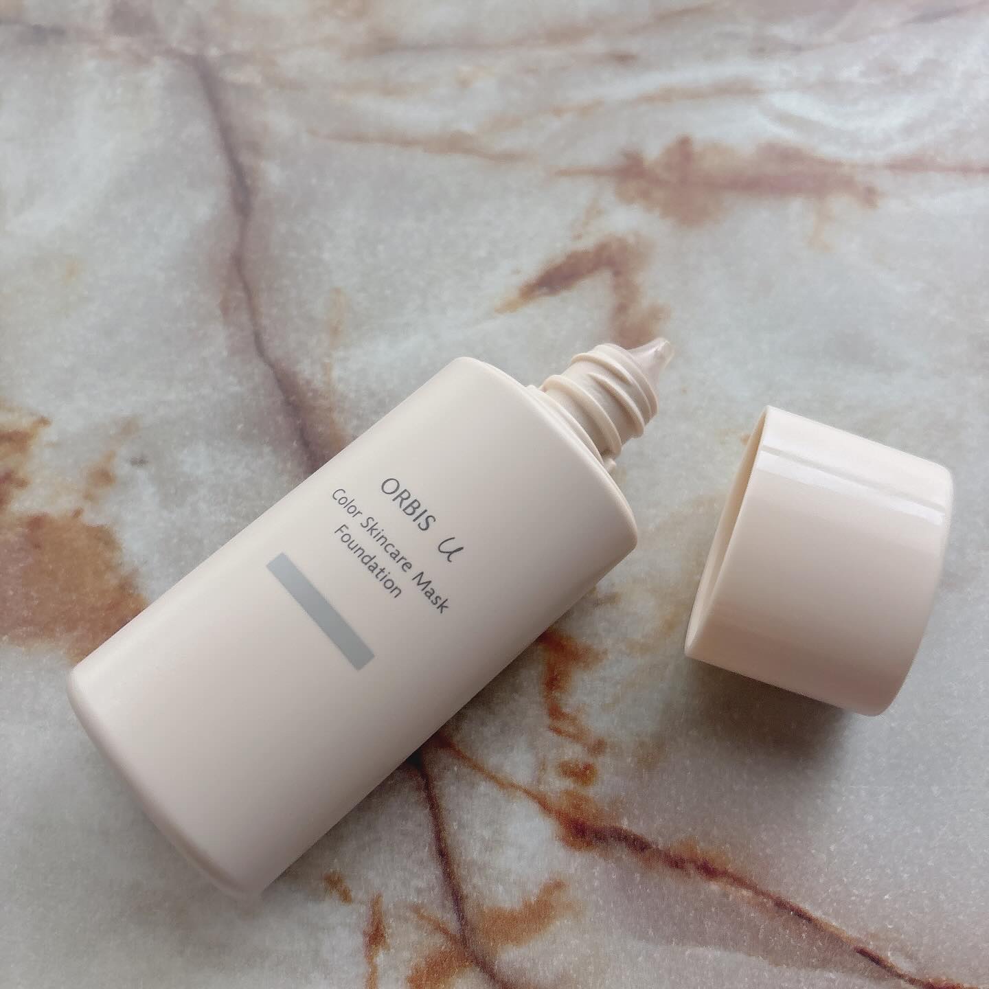 オルビスユー カラースキンケアマスク ファンデーション/オルビス/リキッドファンデーションを使ったクチコミ（3枚目）