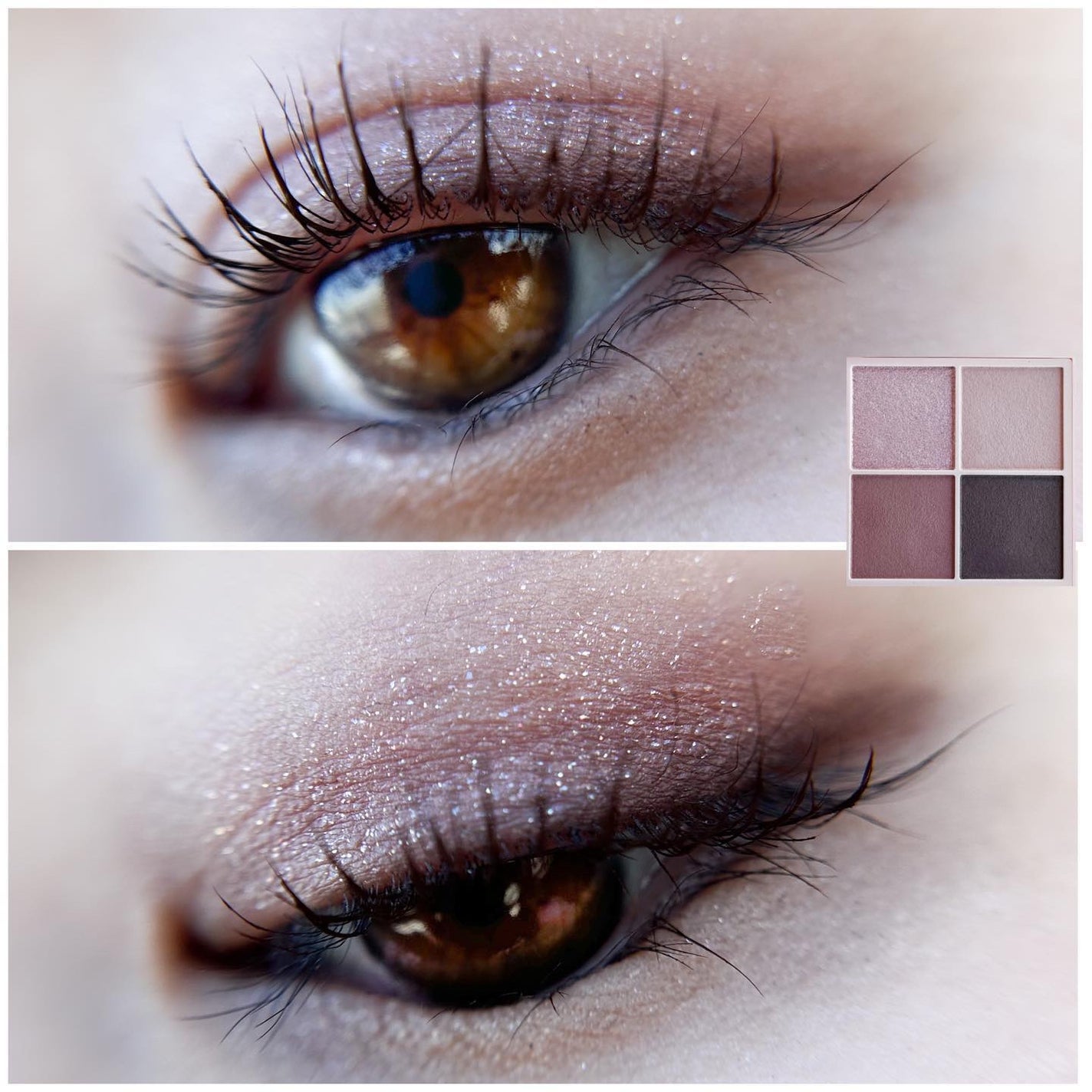 シャインオンステージアイパレット/upink/アイシャドウパレットを使ったクチコミ(4枚目)