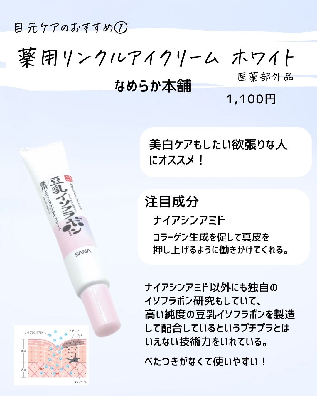 とまと村長@化粧品研究者 on LIPS 「スキンケアが好きな人は目元ケアやってみない?化粧品でできるのは..」(3枚目)