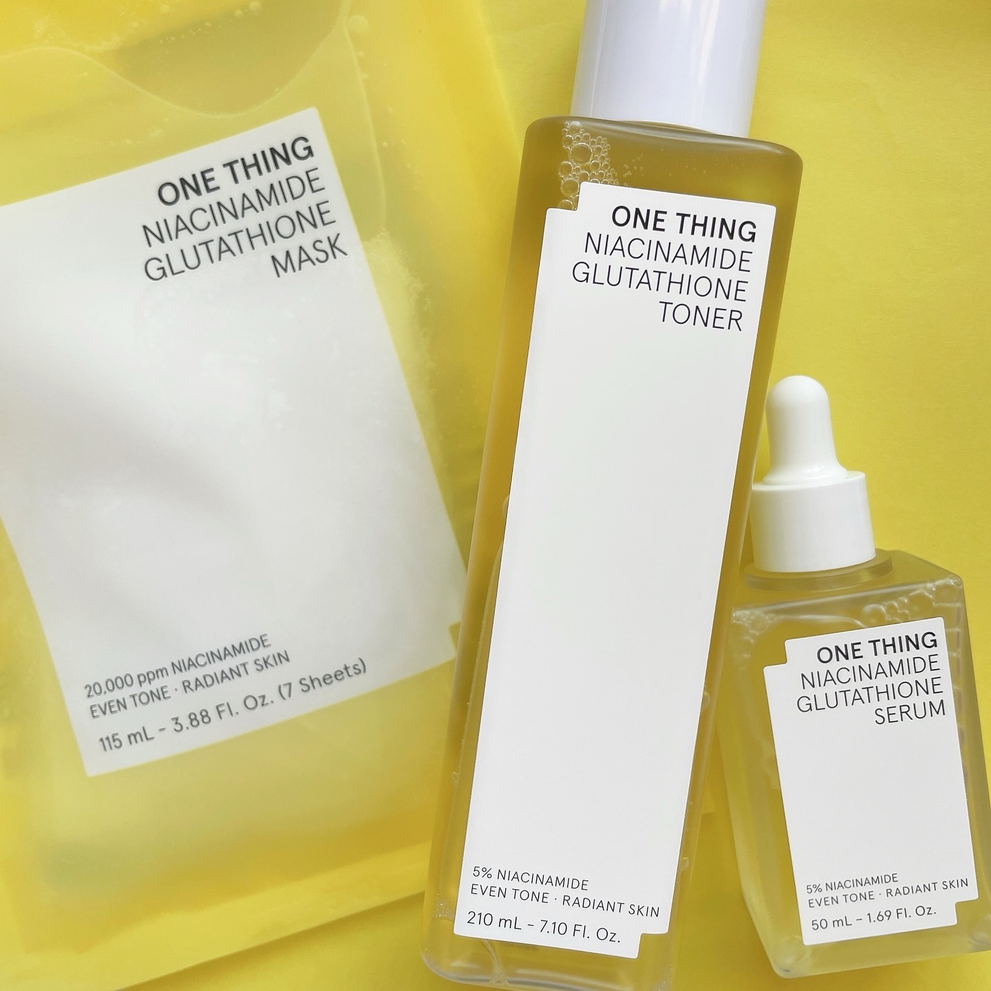 ナイアシンアミドグルタチオンマスク/ONE THING/シートマスク・パックを使ったクチコミ（1枚目）