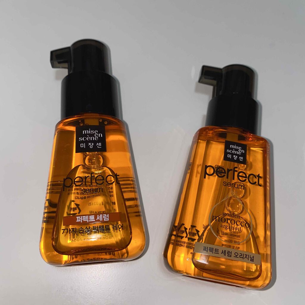 パーフェクト セラム オリジナル/miseenscene/ヘアオイルを使ったクチコミ(1枚目)