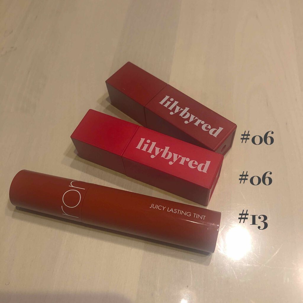 ブラッディライアー コーティングティント/lilybyred/リップティントを使ったクチコミ（3枚目）