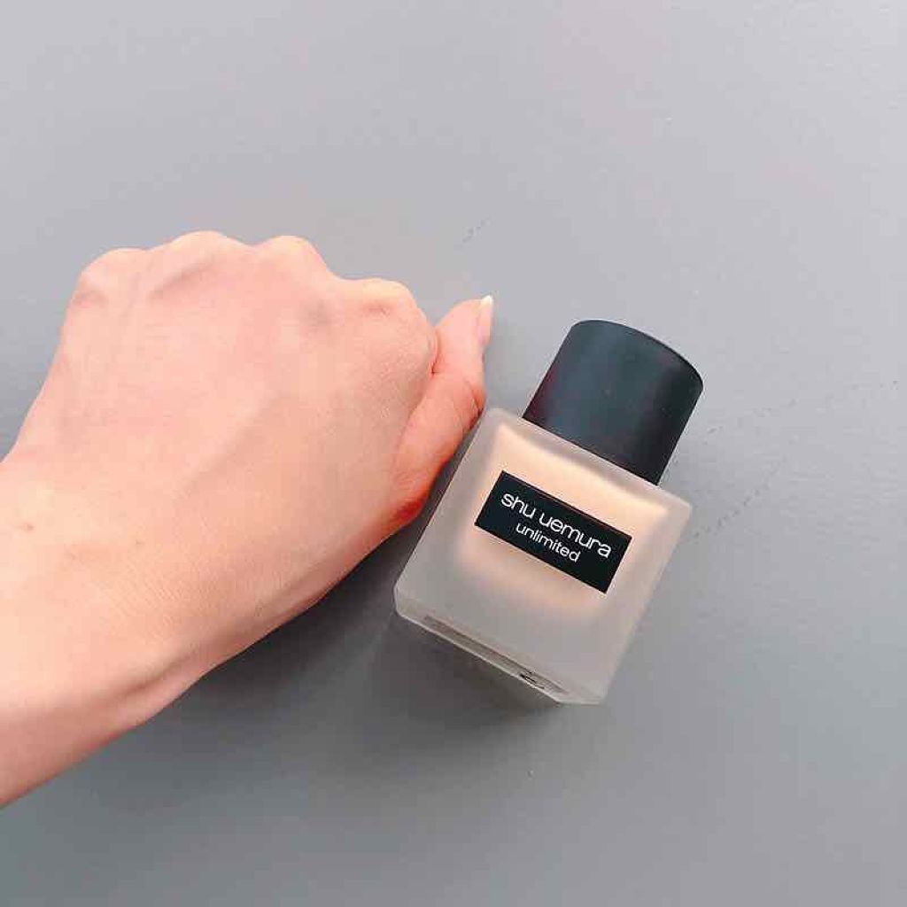 (旧)アンリミテッド ラスティング フルイド/shu uemura/リキッドファンデーションを使ったクチコミ(3枚目)