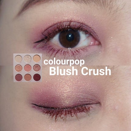 ブラッシュクラッシュ/ColourPop/アイシャドウパレットを使ったクチコミ(1枚目)