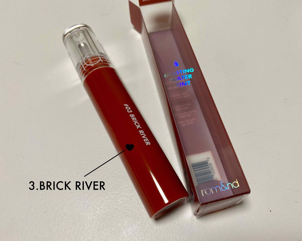 グラスティングウォーターティント/rom&nd/リップティントを使ったクチコミ（1枚目）