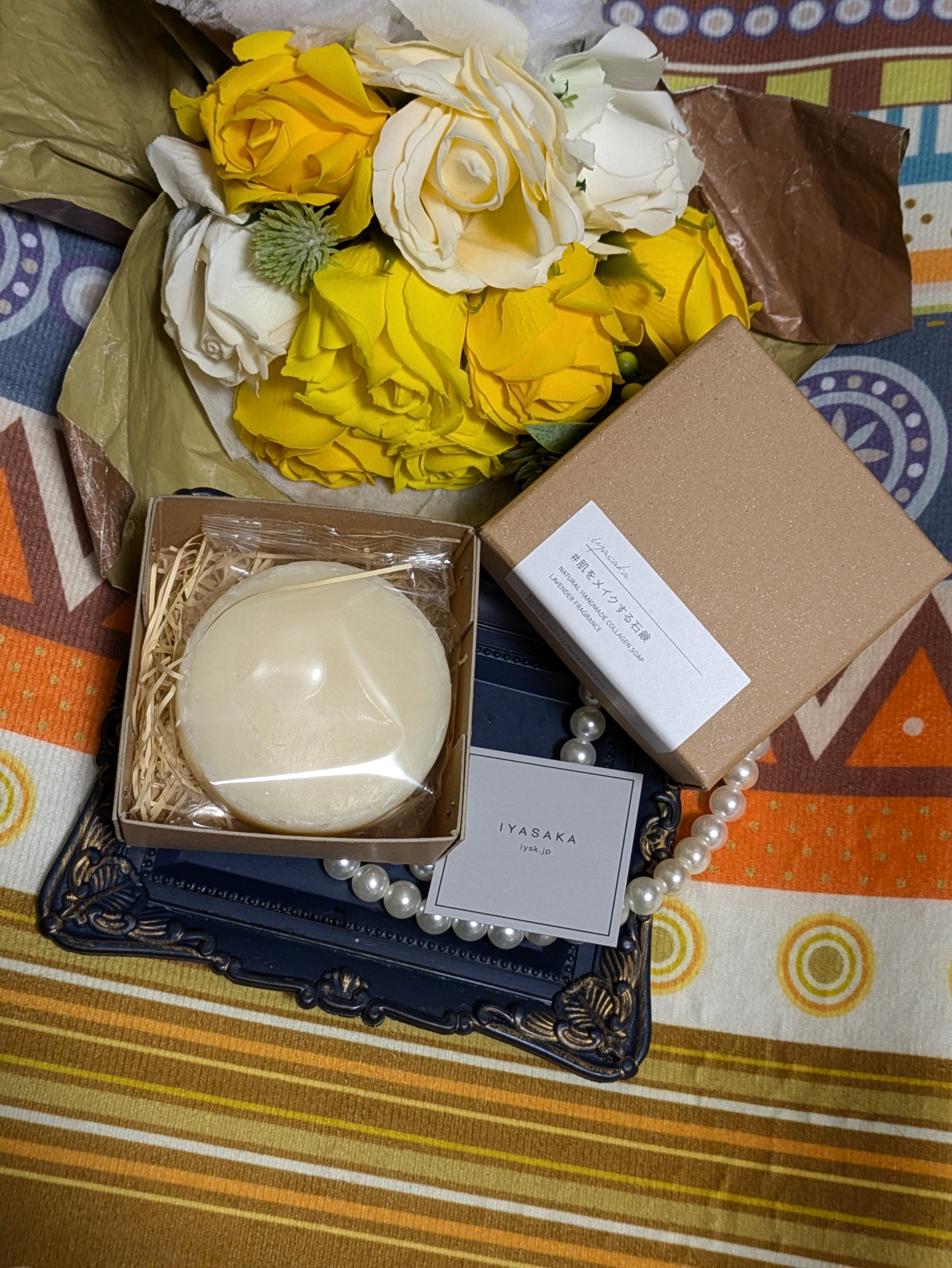 #肌をメイクする石鹸/IYASAKA/洗顔石鹸を使ったクチコミ（1枚目）