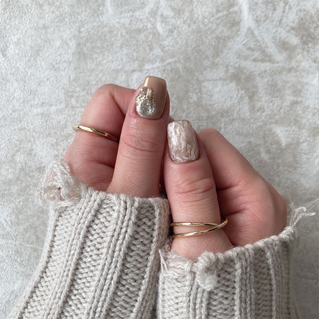 ネイリティ! ネイル ジェルネイルカラー 019 ホワイトセレナイト/Naility!/ジェルネイルを使ったクチコミ（2枚目）