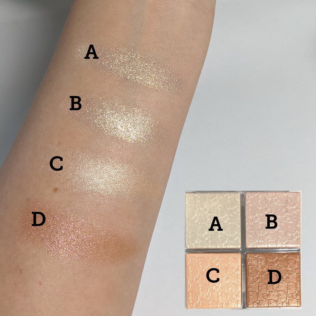 【旧】ディオール バックステージ フェイス グロウ パレット/Dior/ハイライトを使ったクチコミ（3枚目）