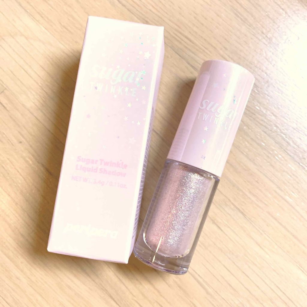 シュガー トゥインクル リキッド シャドウ/PERIPERA/リキッドアイシャドウを使ったクチコミ(1枚目)