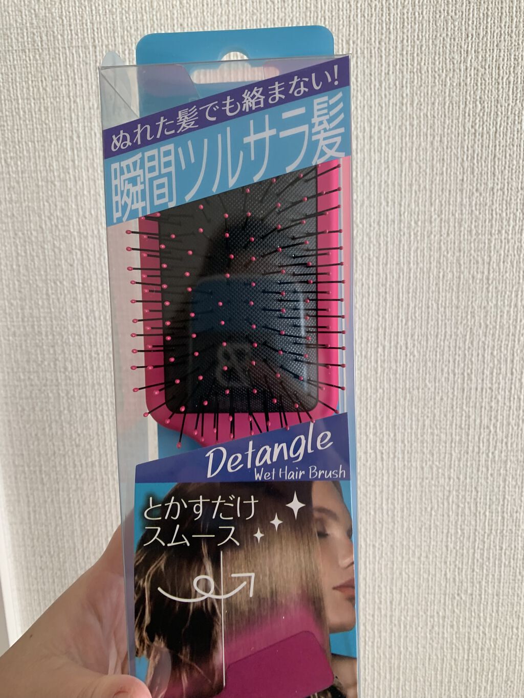パドルディタングラー ピンク/ウェットブラシ/ヘアブラシを使ったクチコミ（1枚目）