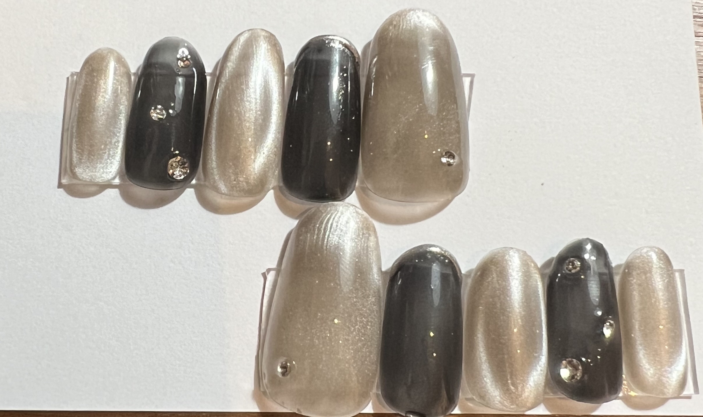 ジェルネイル（ライト対応）/セリア/ジェルネイルを使ったクチコミ（2枚目）