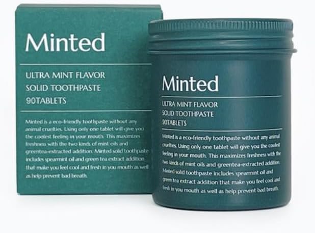 ミンテッド 固形歯磨き粉 Minted