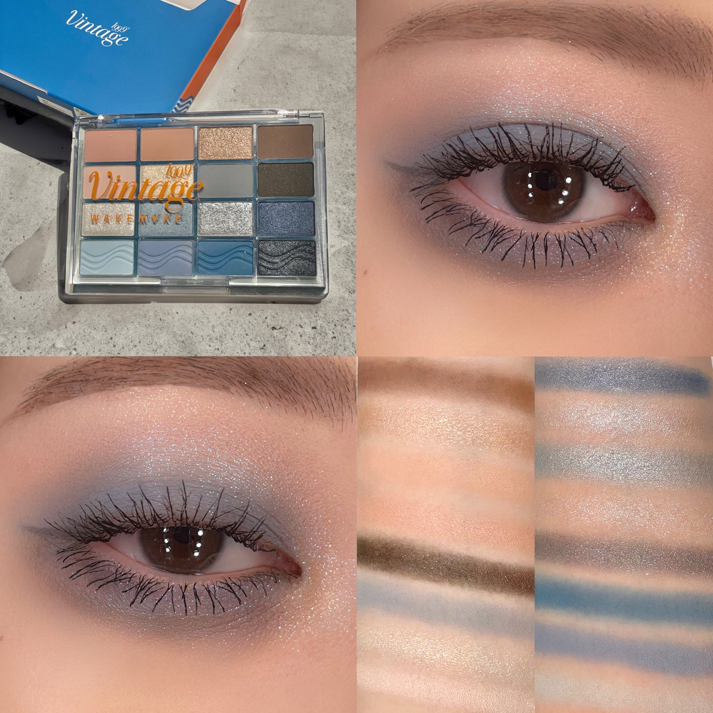 ソフトブラーリングアイパレット/wakemake/アイシャドウパレットを使ったクチコミ(1枚目)