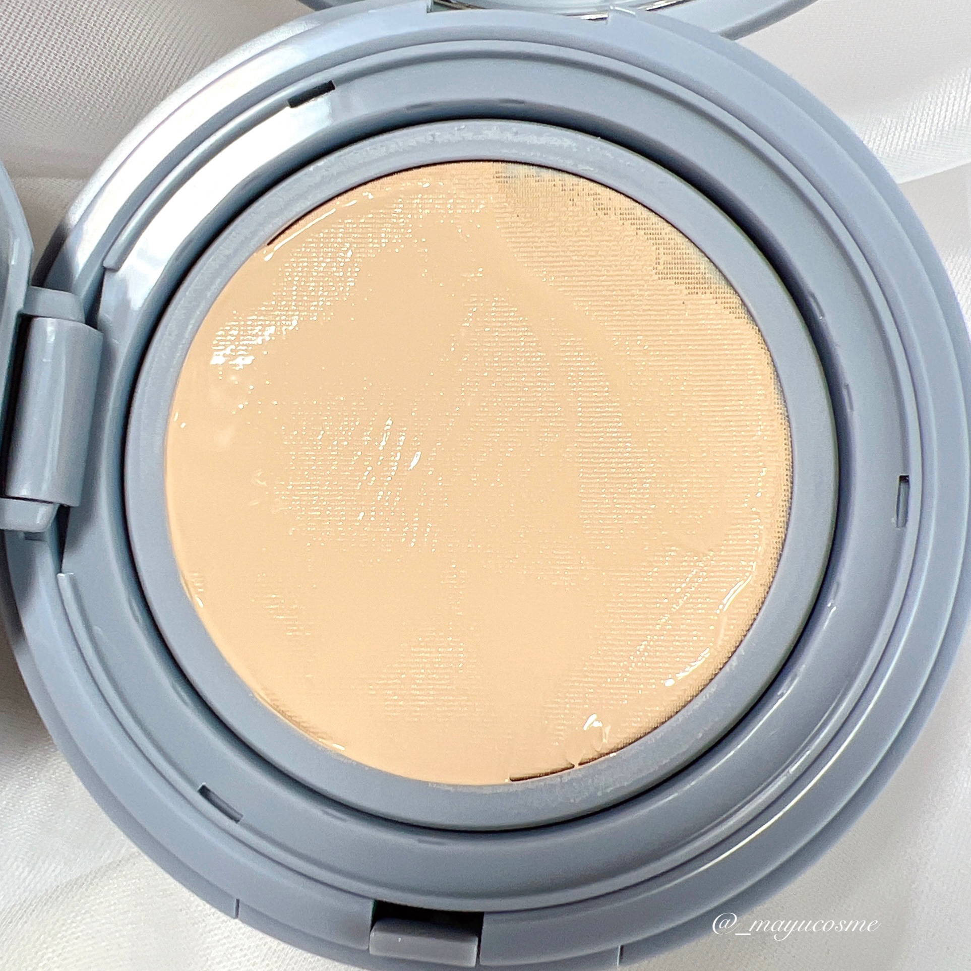 セカンドスキンメッシュマットクッション/hince/クッションファンデーションを使ったクチコミ（3枚目）