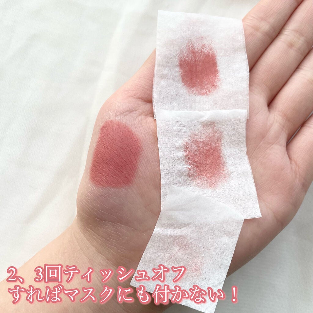 インク ベルベット/PERIPERA/口紅を使ったクチコミ(5枚目)