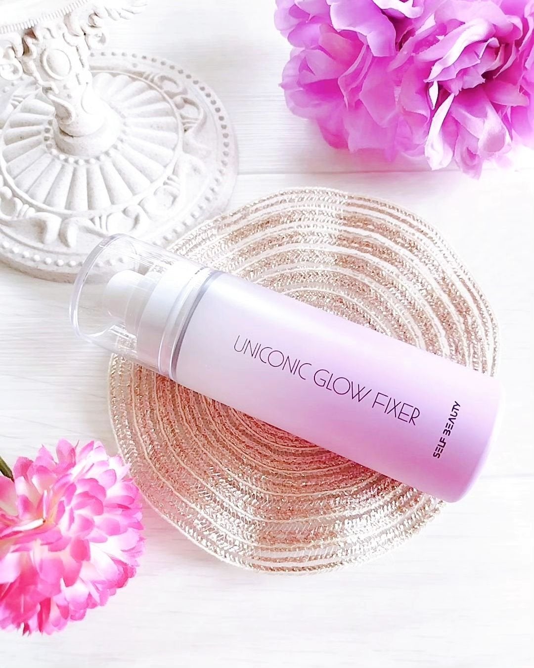 ユニコーン メイクアップグローフィックスミスト/SELF BEAUTY/フィックスミストを使ったクチコミ(2枚目)