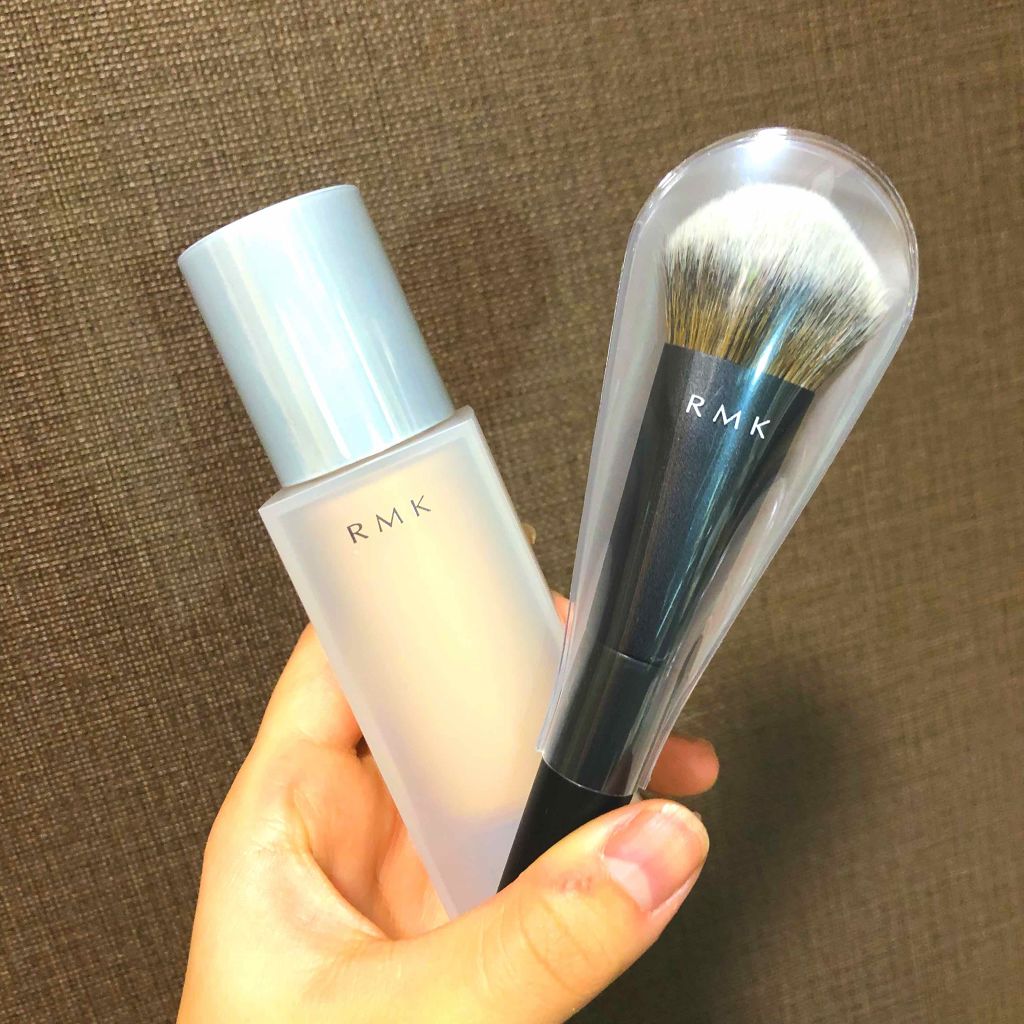 ファンデーションブラシ N/RMK/メイクブラシを使ったクチコミ（1枚目）