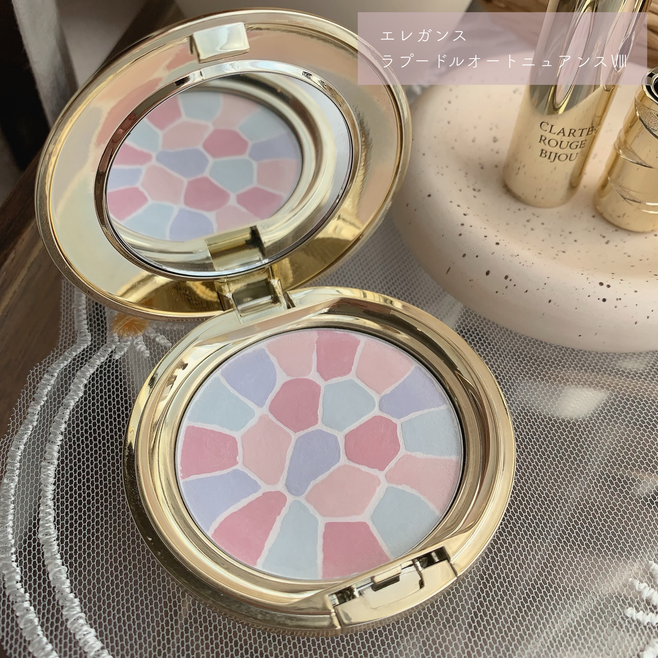 ブラッシュ P  [フェイスパウダー用]/Elégance/メイクブラシを使ったクチコミ（3枚目）