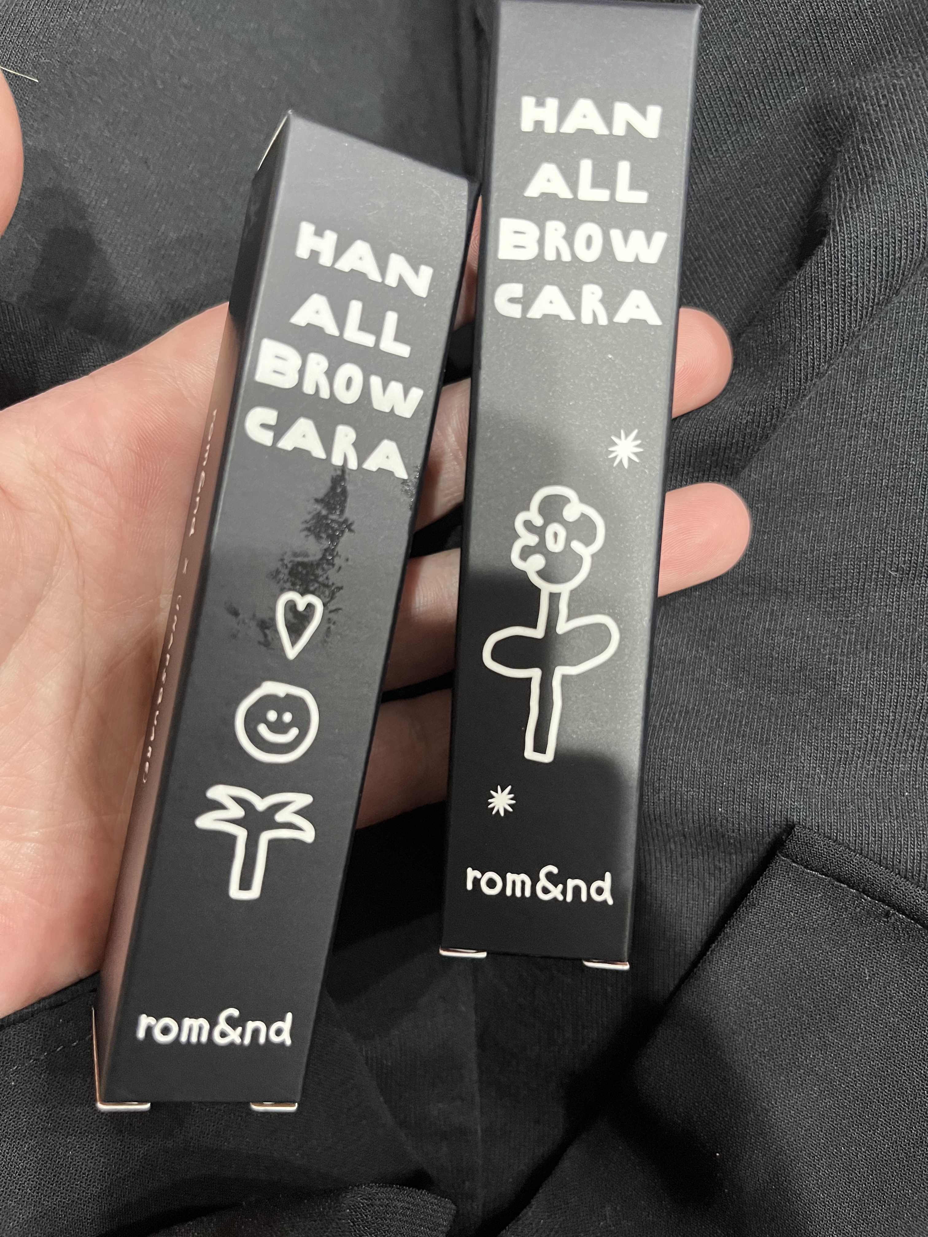 ハンオールブロウカラ/rom&nd/眉マスカラを使ったクチコミ（1枚目）