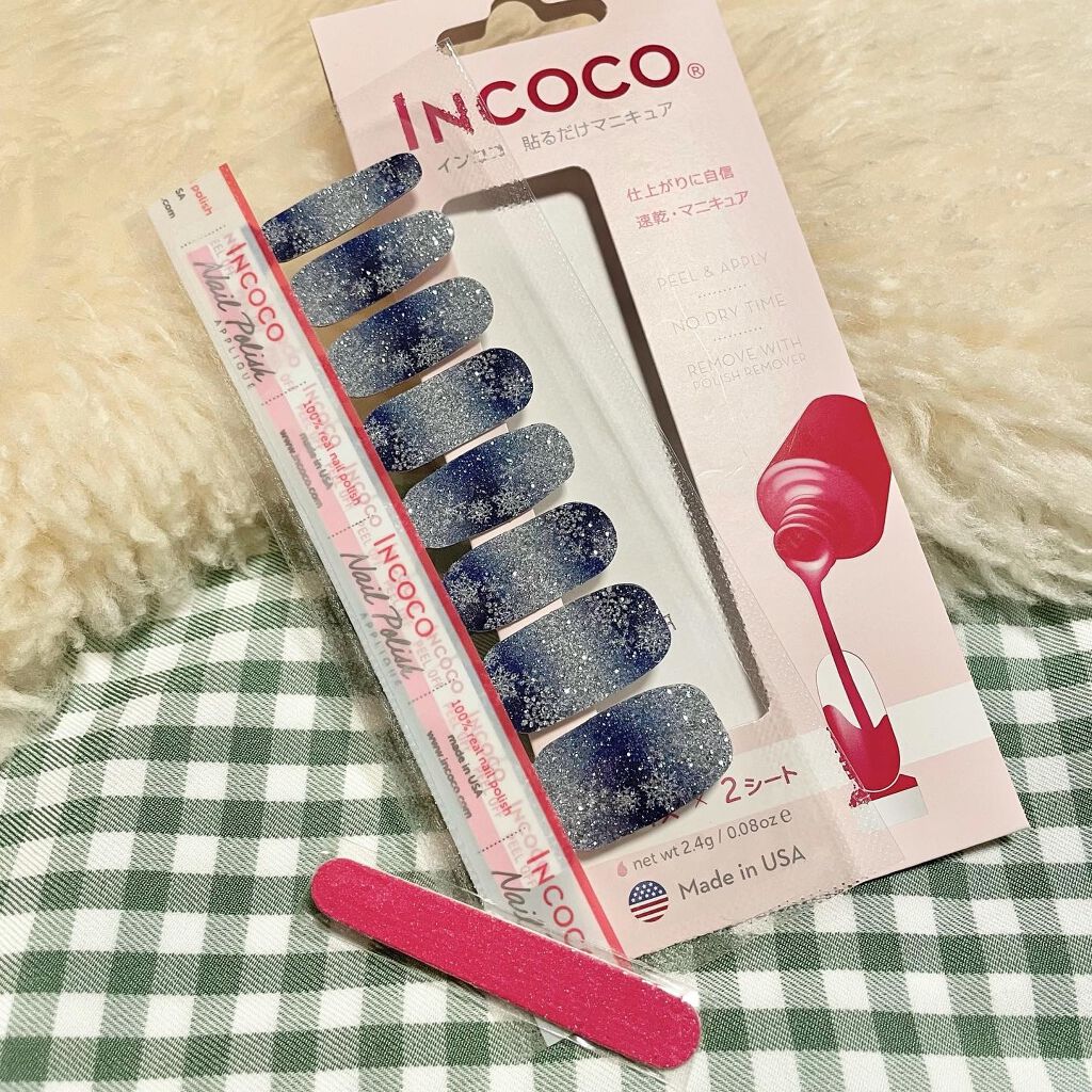 INCOCO インココ マニキュアシート/インココ/ネイルシールを使ったクチコミ(2枚目)