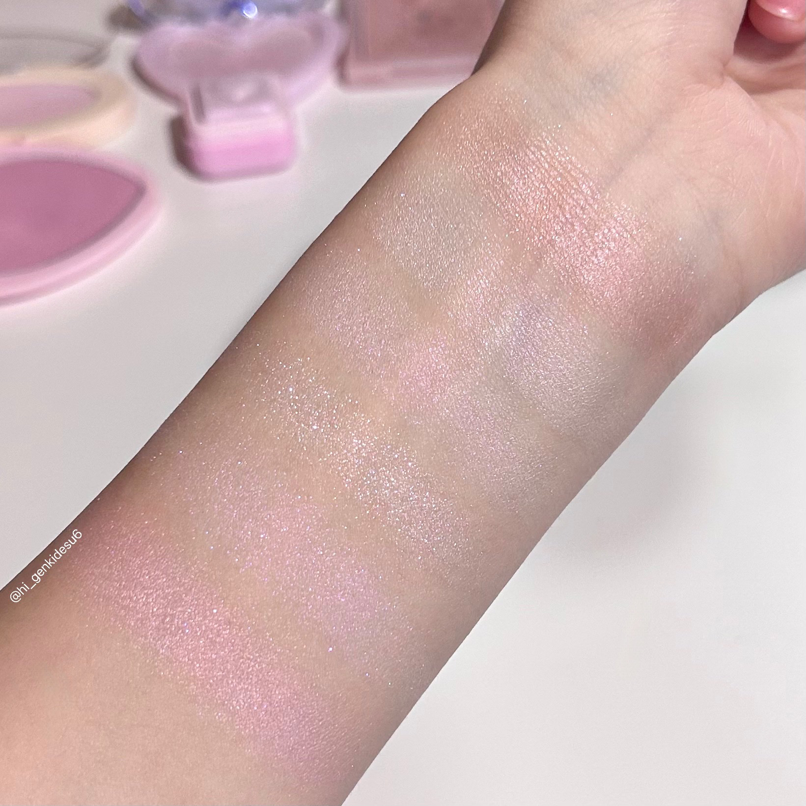 ヴェールライター/rom&nd/パウダーハイライトを使ったクチコミ（2枚目）