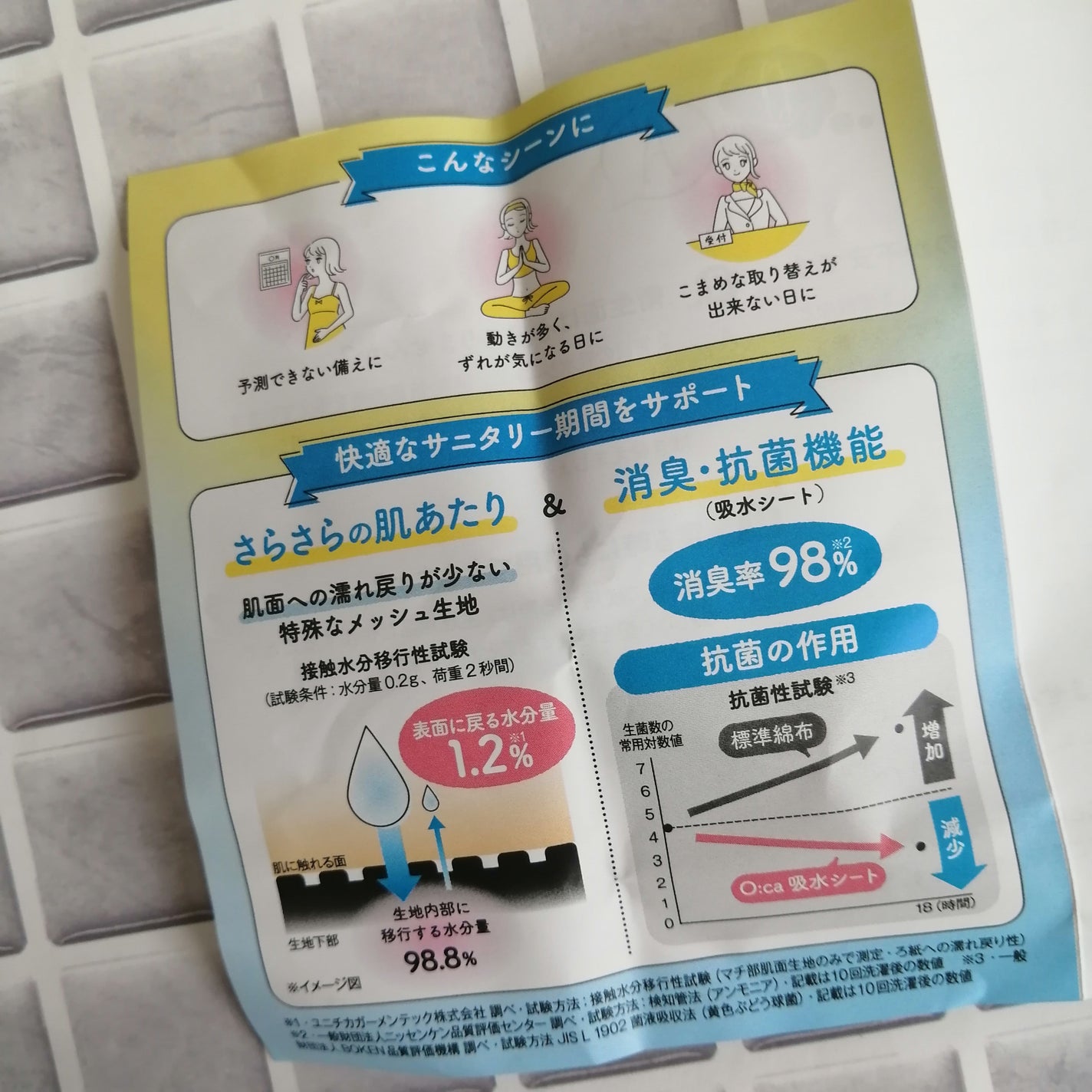 オーカ 吸水型サニタリーショーツ/O:ca/その他生理用品を使ったクチコミ(6枚目)
