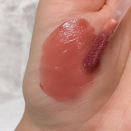 ジューシーラスティングティント/rom&nd/リップティントを使ったクチコミ(3枚目)