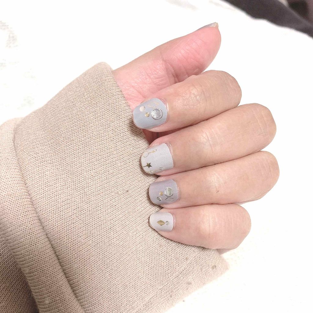 mc ジェルネイルシール/3COINS/ネイルシールを使ったクチコミ（1枚目）