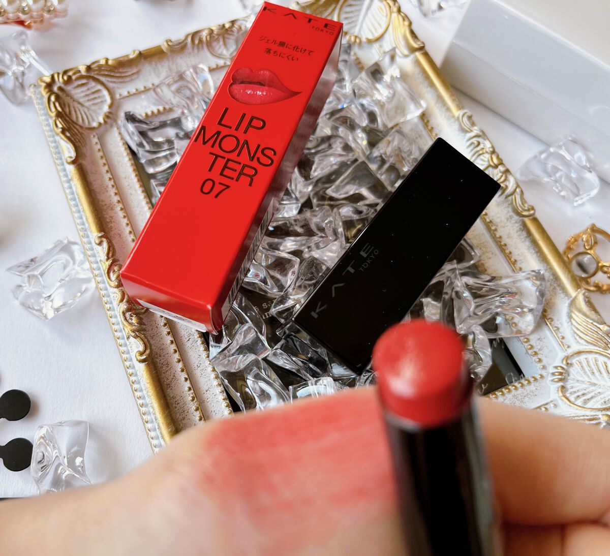 ケイト リップモンスター/KATE/口紅を使ったクチコミ（2枚目）