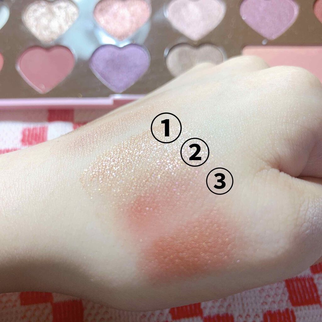 チョコレート ピンク ラブ アイシャドウ/HOJO/アイシャドウパレットを使ったクチコミ(4枚目)