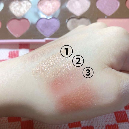 チョコレート ピンク ラブ アイシャドウ/HOJO/アイシャドウパレットを使ったクチコミ(4枚目)