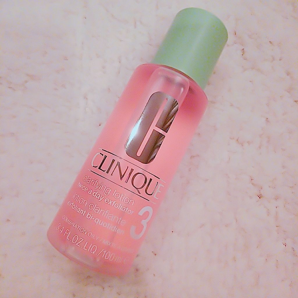 クラリファイング ローション 3/CLINIQUE/拭き取り化粧水を使ったクチコミ(1枚目)
