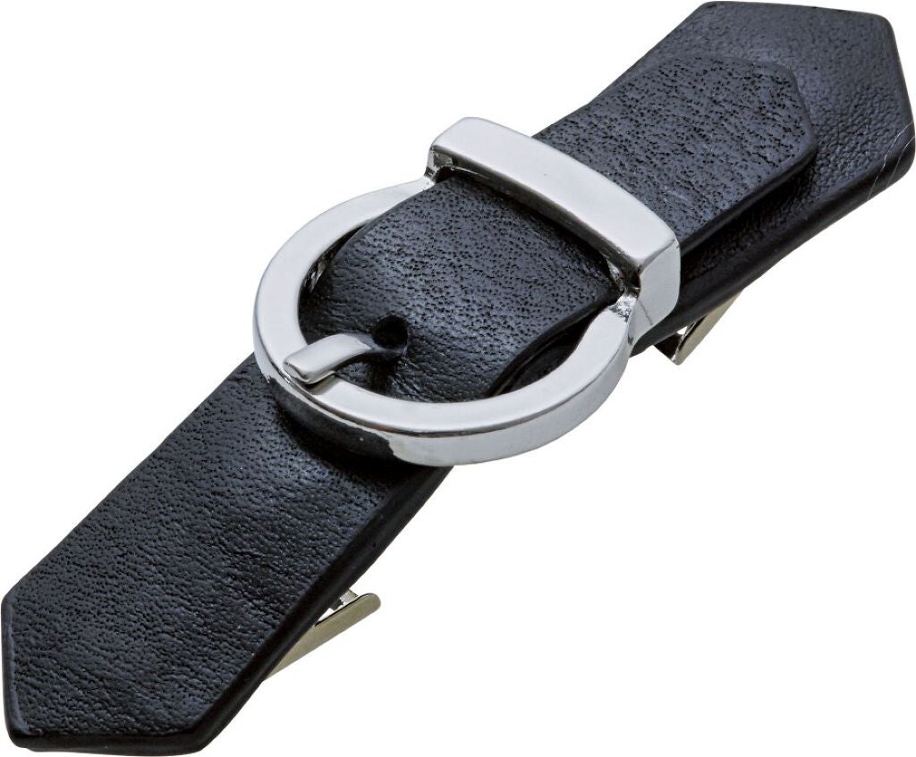 Lijepコンパクトレザーストールクリップ ブラック