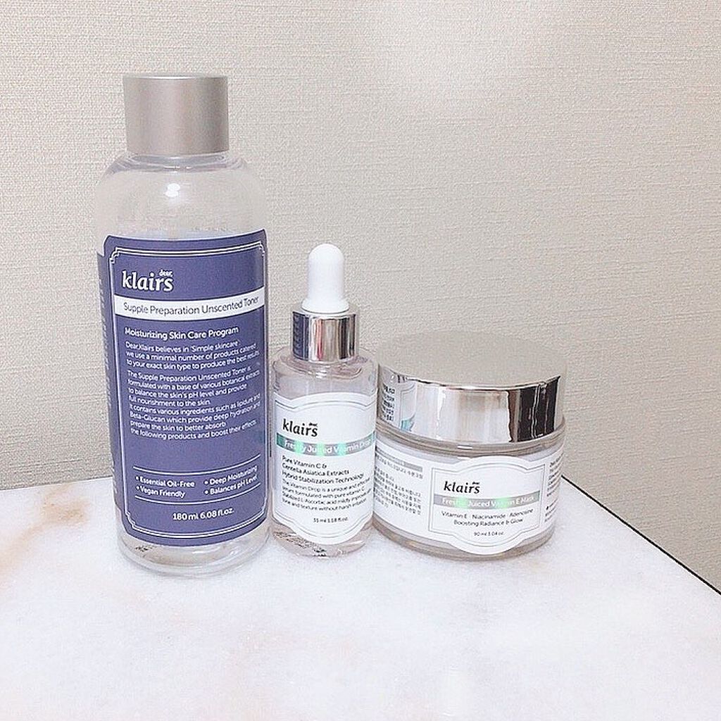 フレッシュリージュースドビタミンドロップ(35ml)/Klairs/美容液を使ったクチコミ(1枚目)