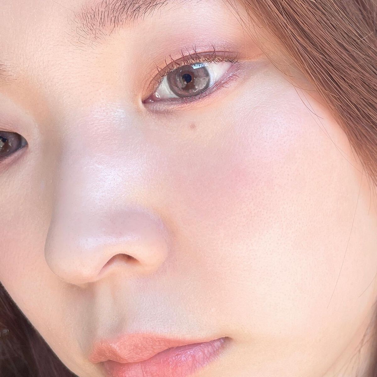 cloud pudding pink brown/chuu LENS/カラーコンタクトレンズを使ったクチコミ(5枚目)