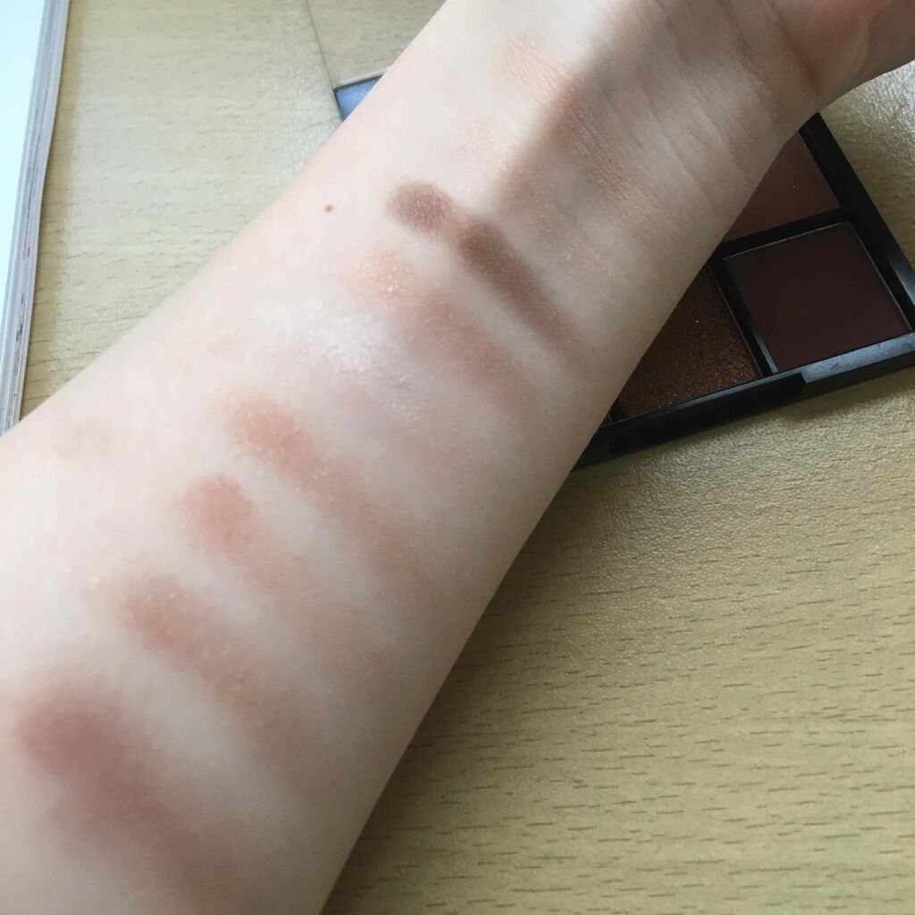 UR GLAM　BLOOMING EYE COLOR PALETTE/U R GLAM/アイシャドウパレットを使ったクチコミ（3枚目）